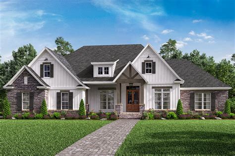 Craftsman Farmhouse Floor Plans Floorplansclick