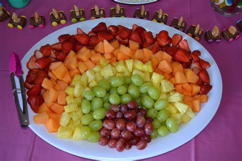 Rainbow Party Fruit Platter Party Fruit Platter Fruit Platter Water