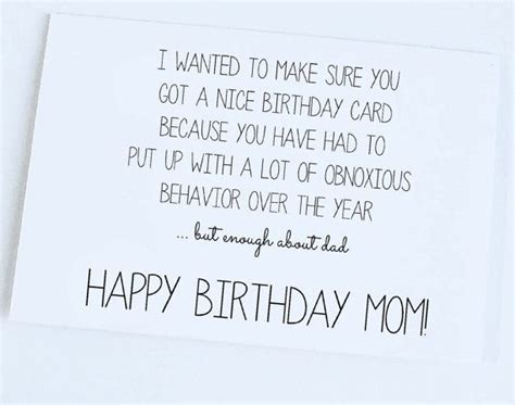 Funny Quotes To Say To Your Mom On Her Birthday Birthday Quotes Funny