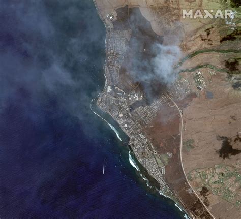 Satellite Images Show Devastation Of Maui Wildfires