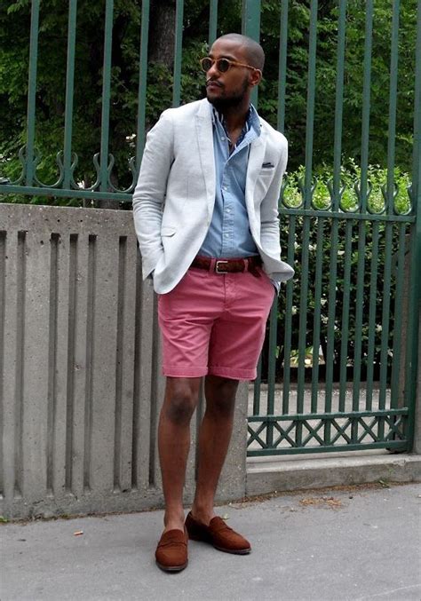 Tailored Shorts Blazer And Shorts Mens Street Style Summer Fashion