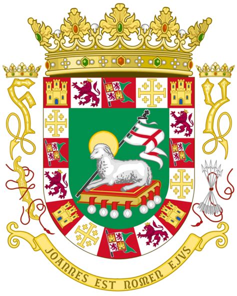 National Emblem Coat Of Arms Of Puerto Rico