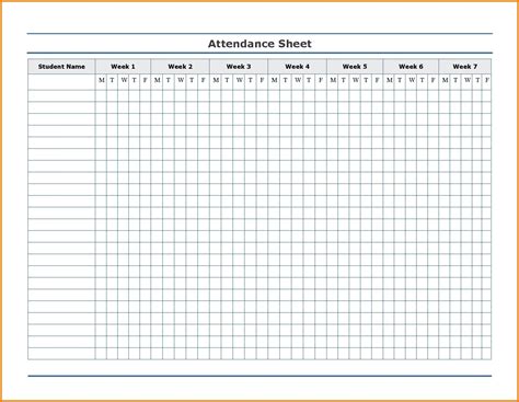 Free Employee Attendance 2020 Templates Calendar Template Printable