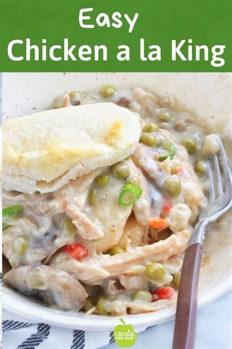 Add the cornstarch and toss well to coat. An easy classic homemade chicken a la king recipe that's ...