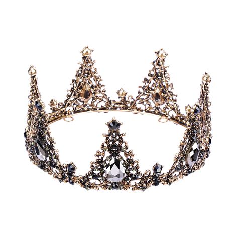Buy Black Crown For Women Goth Crown For Kids Girl Tiaras And Crown