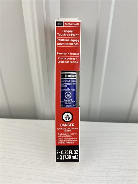 Ford J4 Deep Impact Blue Touch Up Paint Pen Top And Clear Coat Oem
