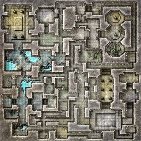 Empty Dungeon Map By Zatnikotel On Deviantart Dungeon Maps Fantasy Map Dnd World Map