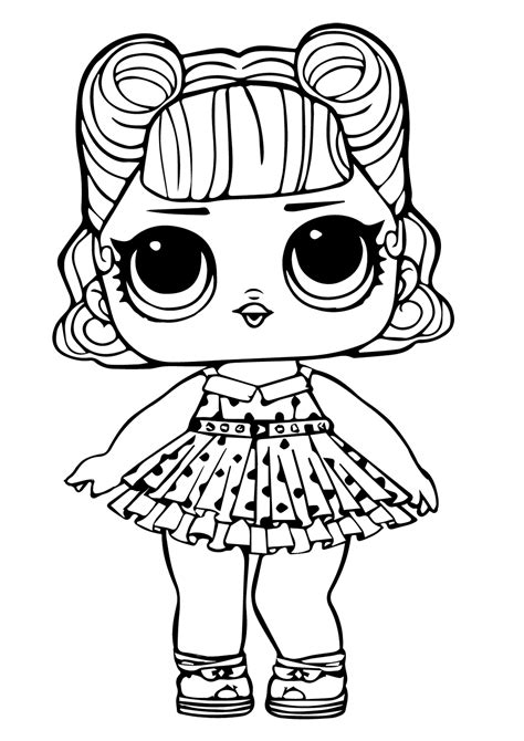 Free Printable Lol Surprise Dolls Coloring Pages
