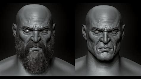 Zbrush Speed Sculpt Gow4 Kratos 3 Hour Sculpt Youtube