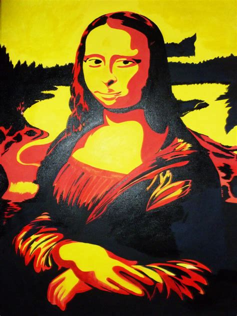 Pop Art Mona Lisa By Xandederexilant On Deviantart