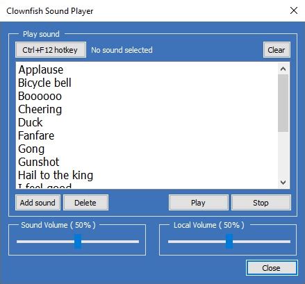 The application also lets you add any background sound while you talk. Clownfish Voice Changer download for free - GetWinPCSoft