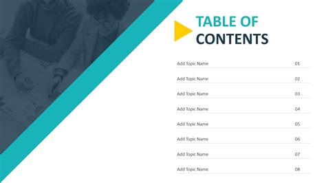 Table Of Contents Powerpoint Slide Ppt Templates