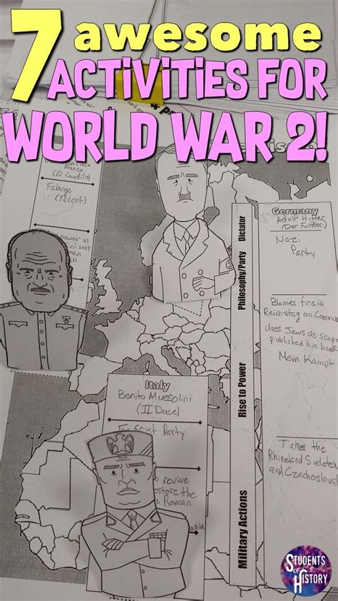 World War 2 Rise Of Dictators Worksheets Answers