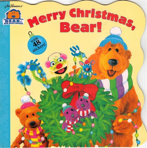 1999 Simon Spotlight Big Blue House Christmas Bear Christmas Books