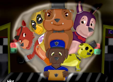 Five Nights At Rubble By Wolfpatrol On Deviantart