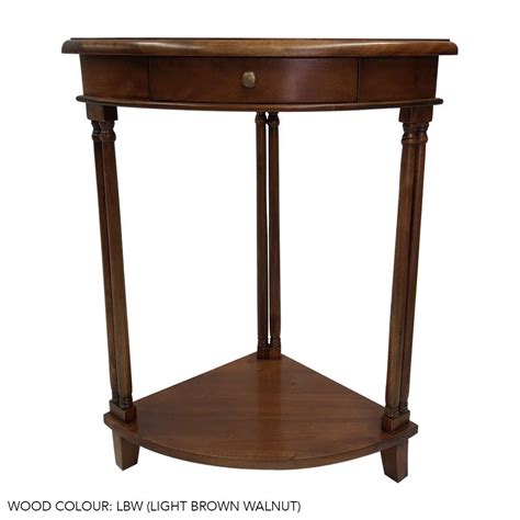 Black desk lamp with wireless charging, usb ports. Antique Style Mahogany Timber Reproduction Corner Lamp / Side Table