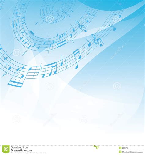 Abstract Light Musical Background Vector Stock Image Image 29917641