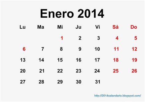 Calendario Mensual 2014 Imagui