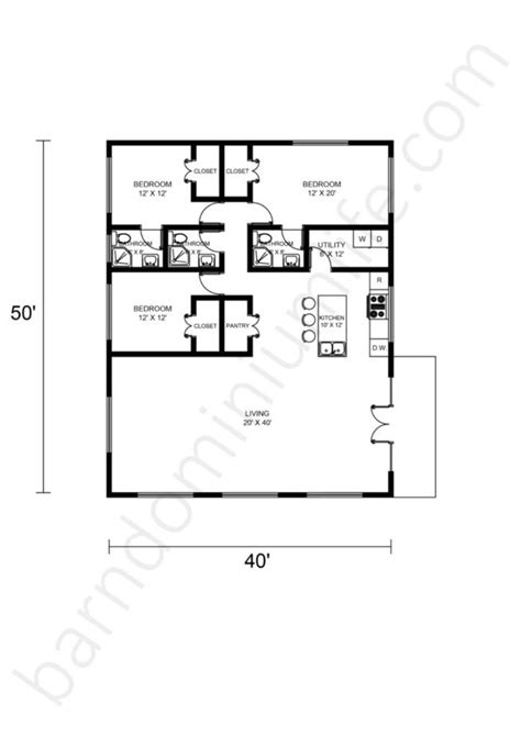 40x50 Barndominium Floor Plans 8 Inspiring Classic And Unique Designs