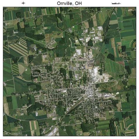 Aerial Photography Map Of Orrville Oh Ohio