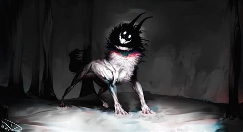 Wallpaper Anime Horror Smiling Dog Darkness Costume Screenshot