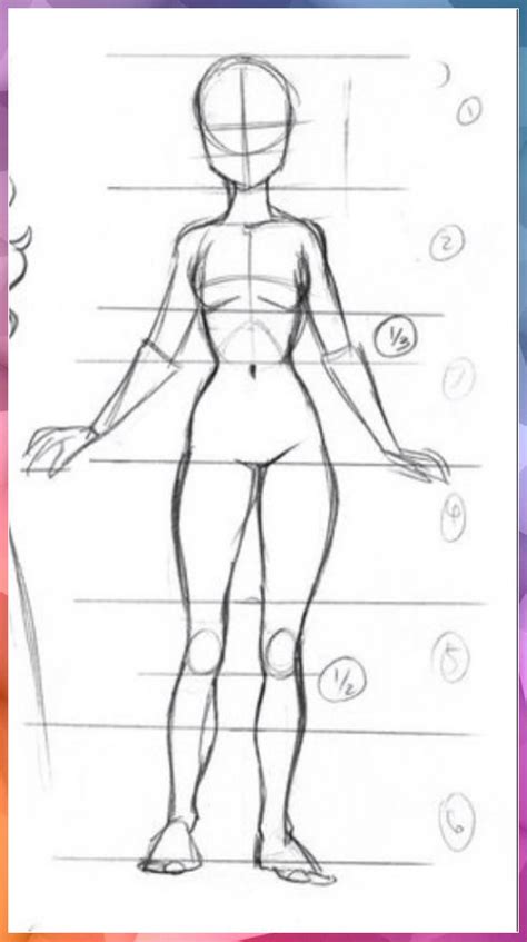 How To Draw Anime Female Body Proportions How To Draw A Body Anime