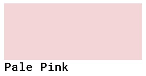 Pale Pink Color Codes The Hex Rgb And Cmyk Values That