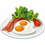 Breakfast Icon Omelette Clipart Plate Background Waffle
