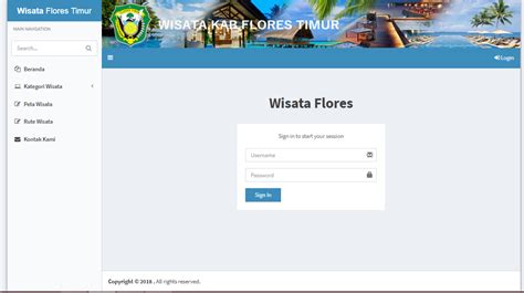 Sistem Informasi Objek Wisata Berbasis Web Tempat Wisata Indonesia