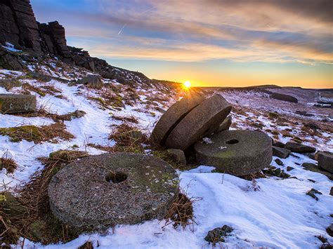 Stephen Elliott Photography 39 Winter Sunrise Over Millstones On Stanage