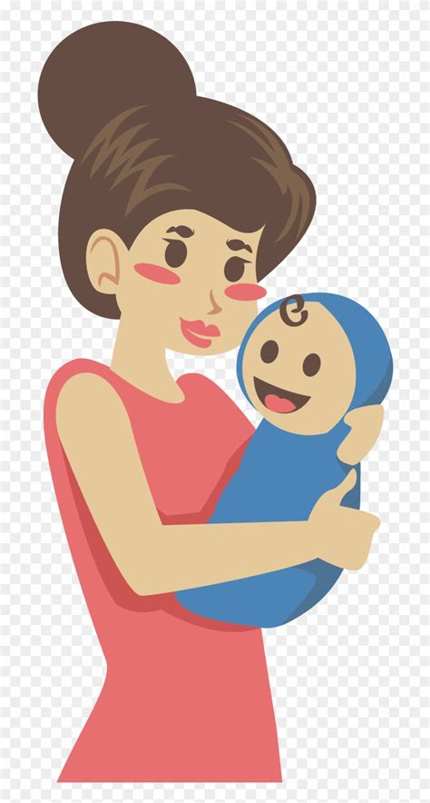 Mother Clip Art Baby Mom Animation Png Free Transparent Png Clipart
