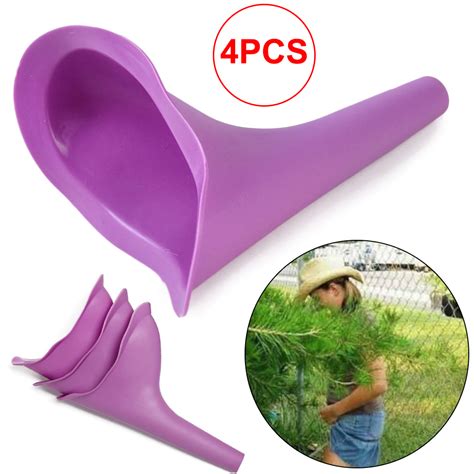 4pcs Urination Toilet Urinal Device Portable Female Women Girl Camping