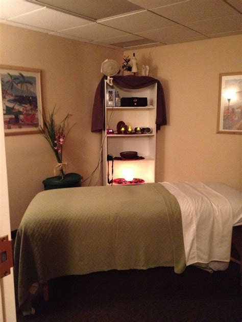 My Massage Therapy Room At Asha Complete With Himilayan Salt Lamp For A Nice Relaxing Amber Glow