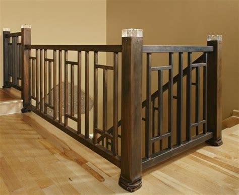 Craftsman Cabin Deck Ideas Stair Railing Design Railing Design