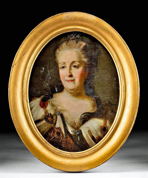 Sold Price 18th C Painting Catherine The Great After Jb Lampi