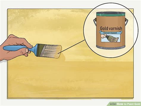 Simple Ways To Paint Gold 13 Steps With Pictures Wikihow