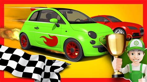 Race Cars For Kids Or Race Car Cartoons For Children