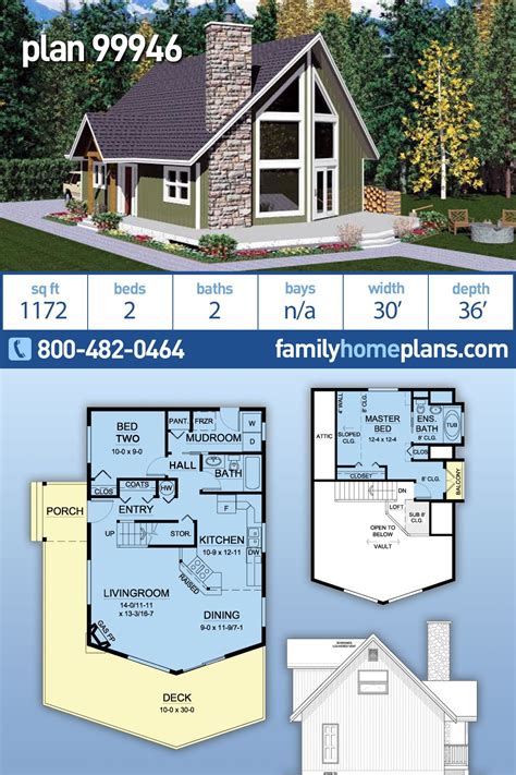 Lake House Floor Plans With Loft Small Cabin House Plans With Loft