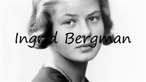 How To Pronounce Ingrid Bergman Youtube