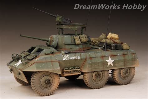 Award Winner Built 135 Us Army M8 Armored Scout Car Greyhound