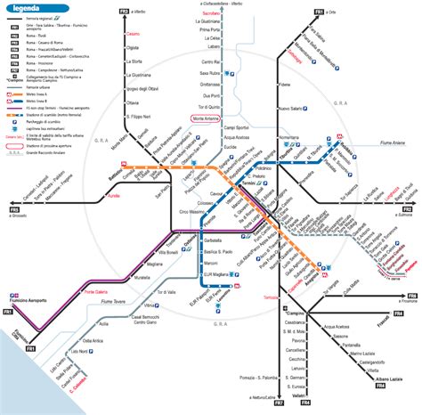 Mappa Metropolitana Di Roma