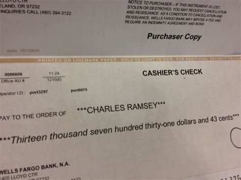 Jun 08, 2021 · to cash a cashier's check through a mobile app, you'll simply need to endorse the check as you normally would. Fundraiser by Robby Russell : Thank You Charles Ramsey