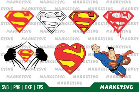 Superman Logo Svg Bundle Gravectory