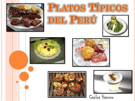 Ppt Platos Típicos Del Perú Powerpoint Presentation Free Download