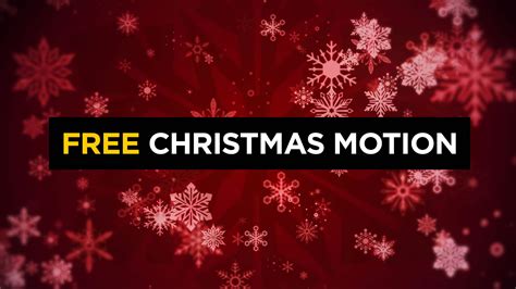 Free Christmas Snowflake Motion Background Cmg Church Motion Graphics