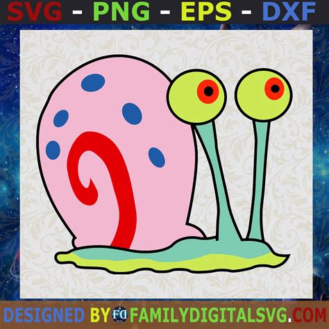 #Gary, Spongebob SVG, Disney, Cartoon Characters | Digital Files, Cut