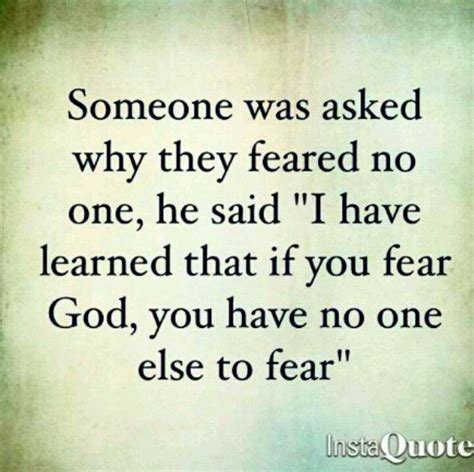 Know God No Fear No God Know Fear Quote Shortquotescc