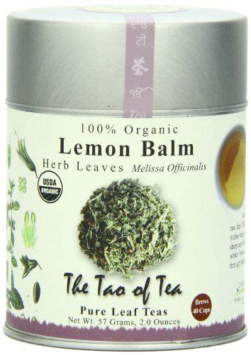 The Tao Of Tea Lemon Balm Herbal Tea Loose Leaf 20