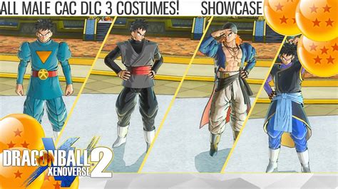 2k Dragon Ball Xenoverse 2 All Male Cac Dlc 3 Costumes Showcase