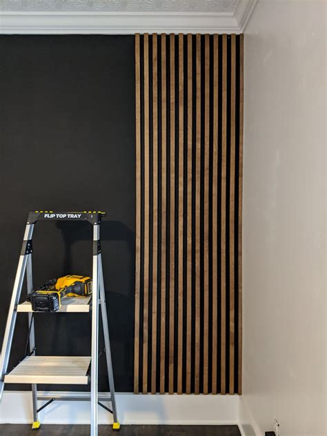 AFFORDABLE SLAT WALL – Simply Aligned Home | Modern wall paneling, Wood